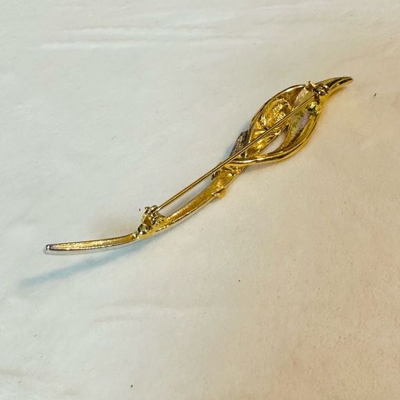 Giani Valentino Gold & Silver Pin Brooch - Picture 4 of 7